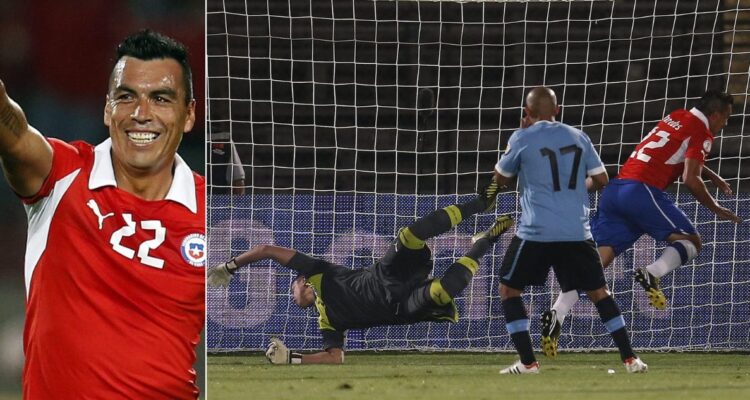 Esteban Paredes recuerda cuando salvó a Jorge Sampaoli en La Roja: fue citado de emergencia ante Uruguay y anotó gol del triunfo