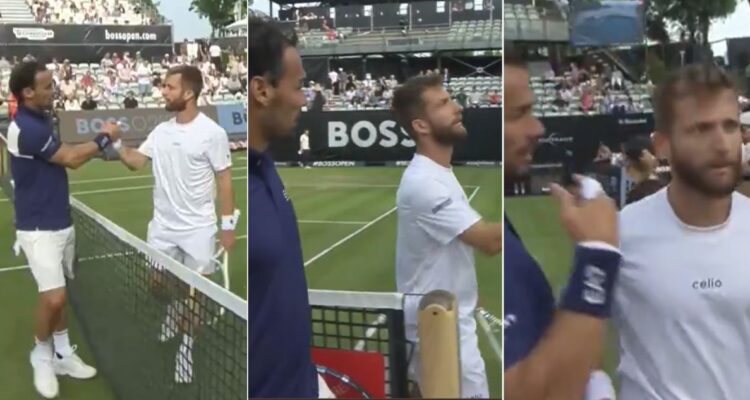 Fabio Fognini se fue contra Corentin Moutet tras perder en Sttugart: lo insultó y francés respondió ignorando