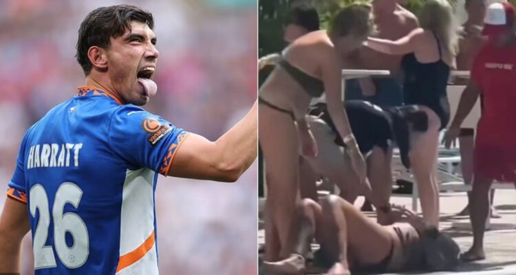 El futbolista Kian Harratt protagonizó polémica en Ibiza: arrojó silla en pelea, golpeó a mujer y no la asistió