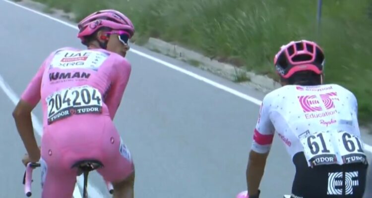 Giro de Italia: la pelea de Del TOro con Carapaz que aprovechó el británico Yates