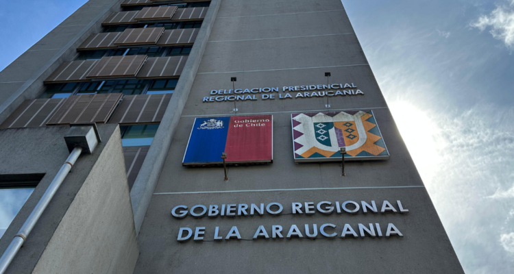 Frontis del Gobierno Regional de La Araucanía por ataque cibernético