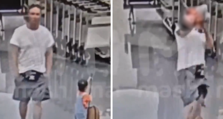 Hombre arroja contra el suelo a niño de 1 año en aeropuerto de Rusia: menor se encuentra en coma