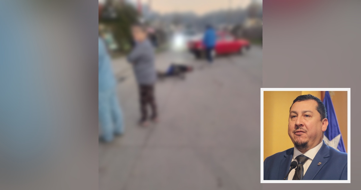 Hombre baleado a metros de alcalde de Concepción