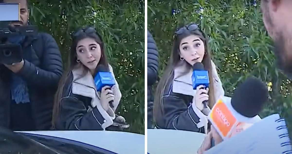 Hombre intentó agredir a equipo de Canal 13 y CHV: “Nos está tirando el auto encima”