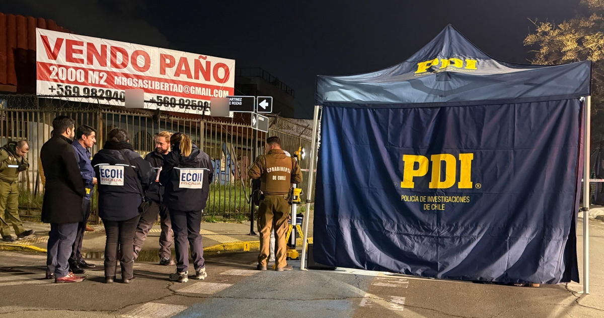 Hombre es asesinado de un disparo en la cabeza a cuadras de la casa del presidente Boric
