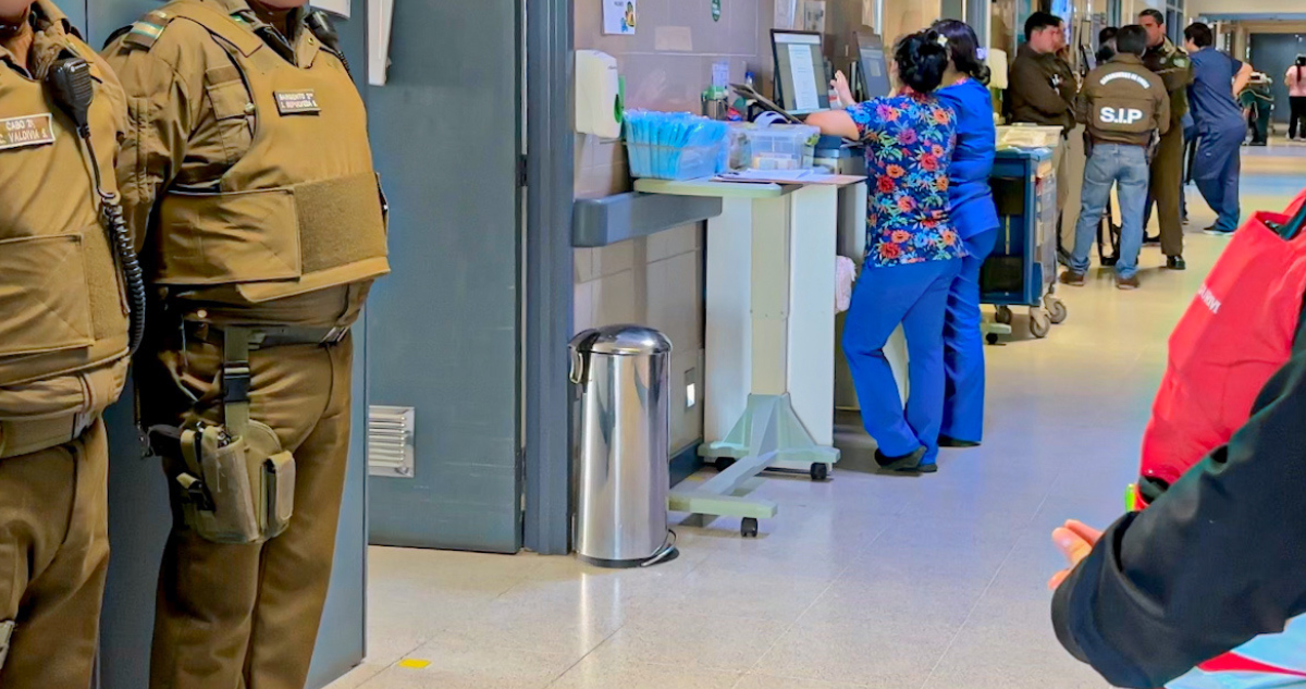 Interior del Hospital de Los Ángeles por hombre que le disparó a su esposa