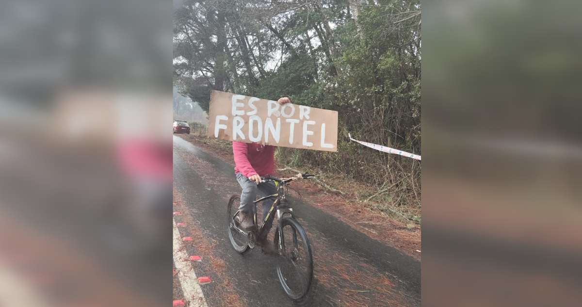 Protesta en Hualqui