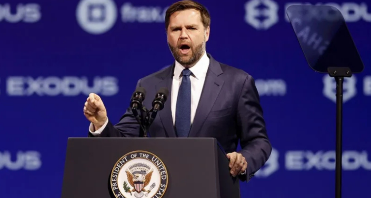 Fotografía de archivo del vicepresidente de Estados Unidos, JD Vance