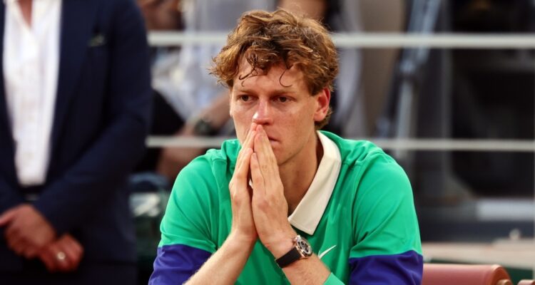Jannik Sinner tras perder la final de Roland Garros.