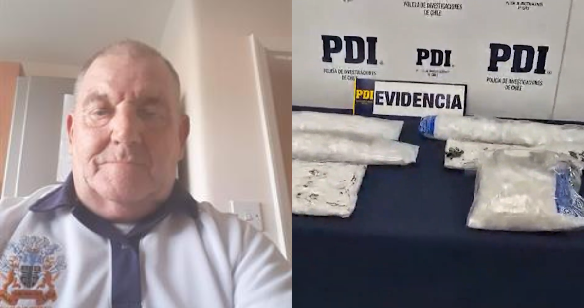 El jubilado británico que podría morir en cárcel chilena: tenía 5 kilos de droga, pero alega inocencia