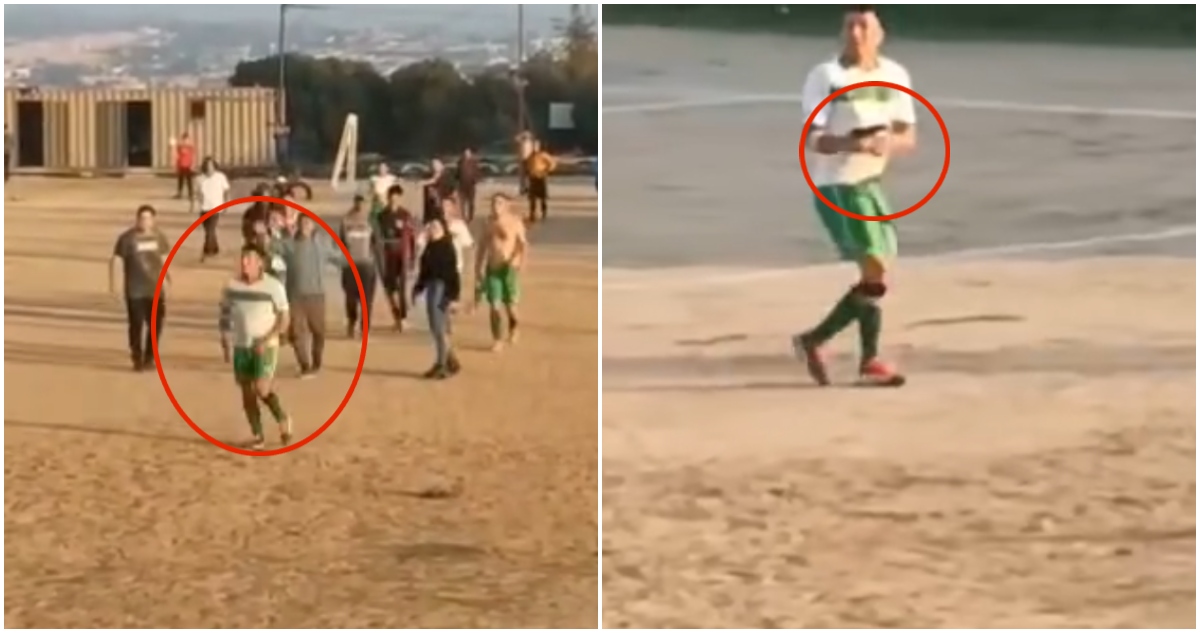 Jugado de fútbol amateur amenaza con arma a contrincantes en cancha de Quilpué