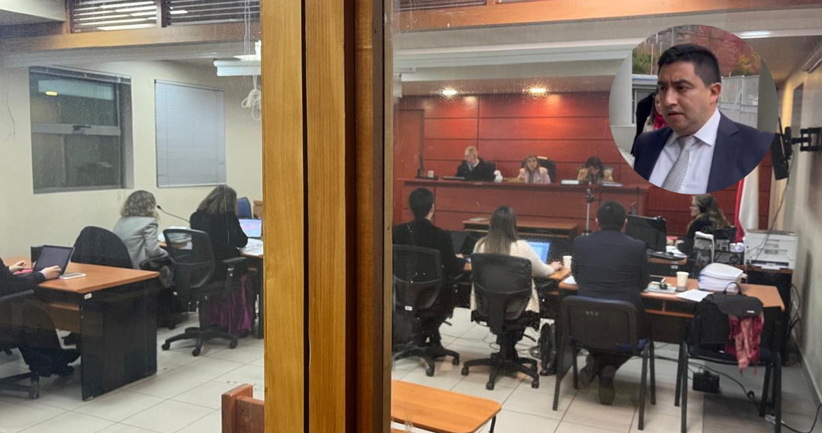 Imágenes de juicio contra Julio Muñoz, exjefe de gabinete de la exdelegada Daniela Dresdner