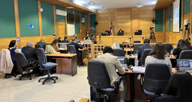 Sala de juicio Operación Huracán.