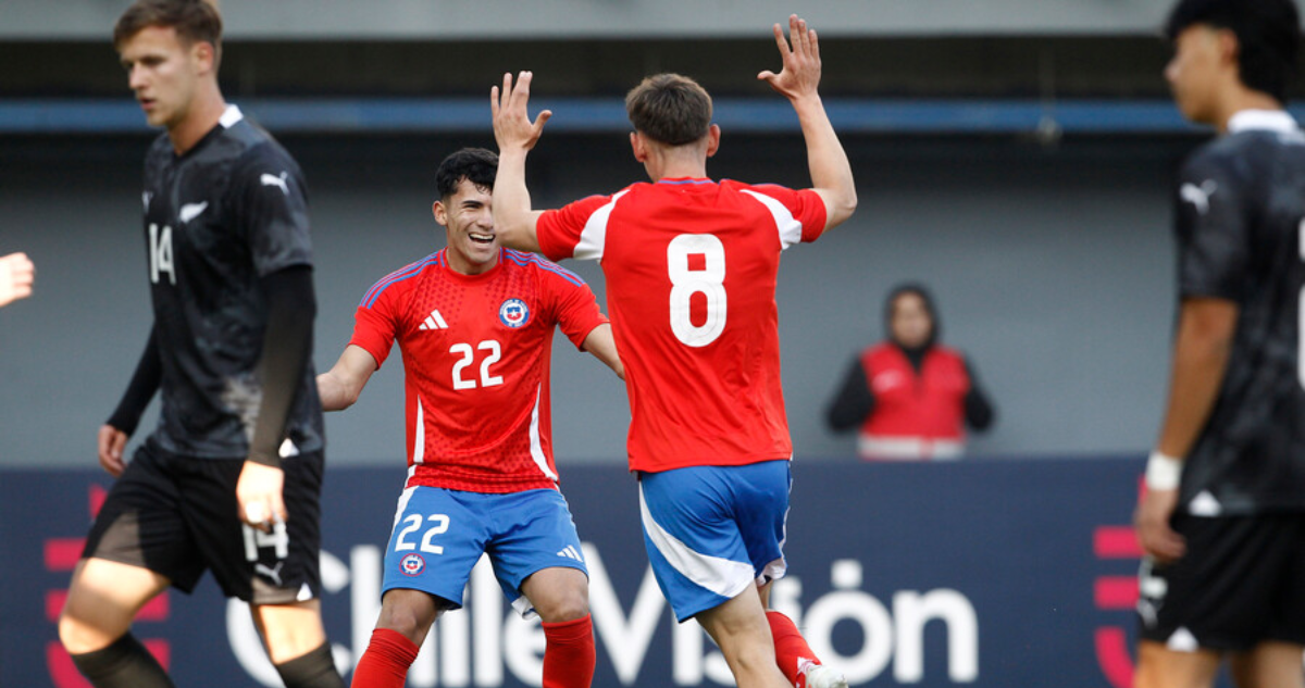 Los goles con que La Roja Sub 20 superó a Nueza Zelanda por segunda vez en cuatro días