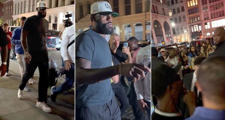 LeBron James fue insultado y abucheado en la calle en New York: le recordaron a Jordan y Kobe