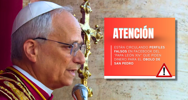estafa Papa León XIV