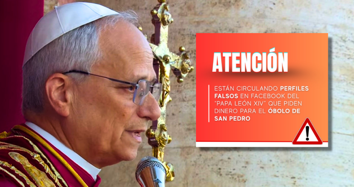 estafa Papa León XIV