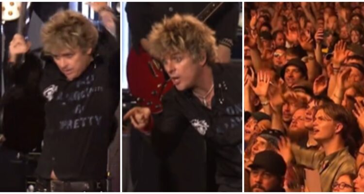 Líder de Green Day pierde la paciencia con fan que lo molestó con su pistola de agua