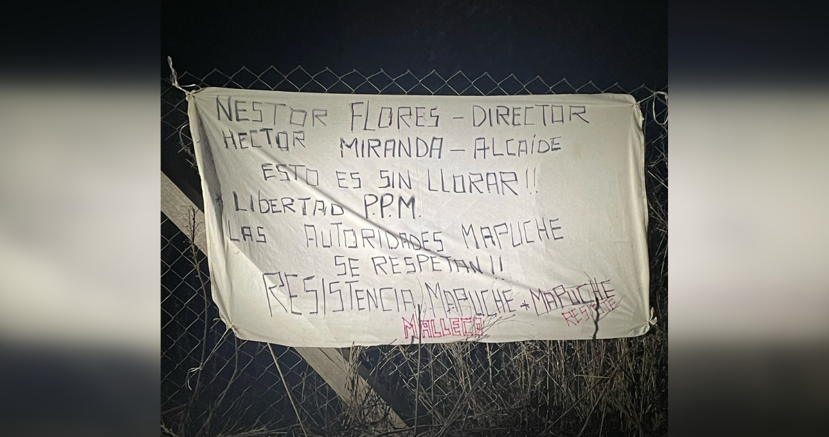 Lienzo tras ataque en Ercilla