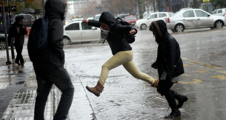 Lluvias en Santiago
