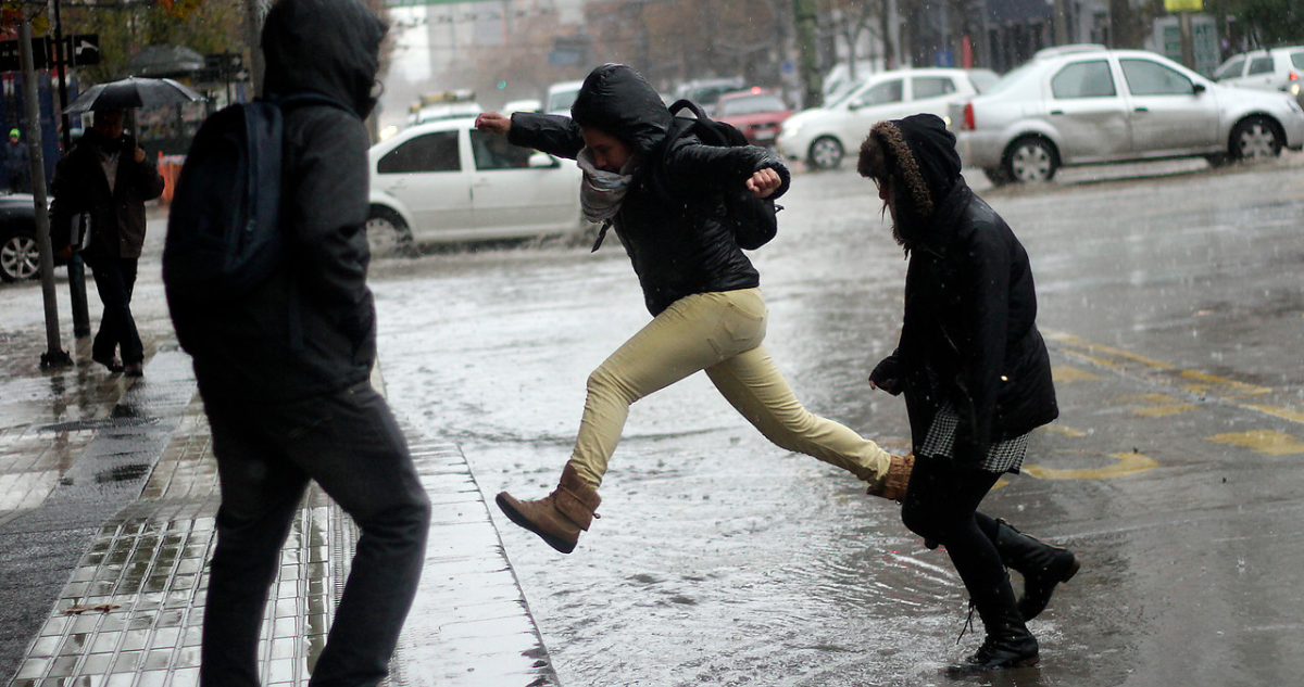 Lluvias en Santiago