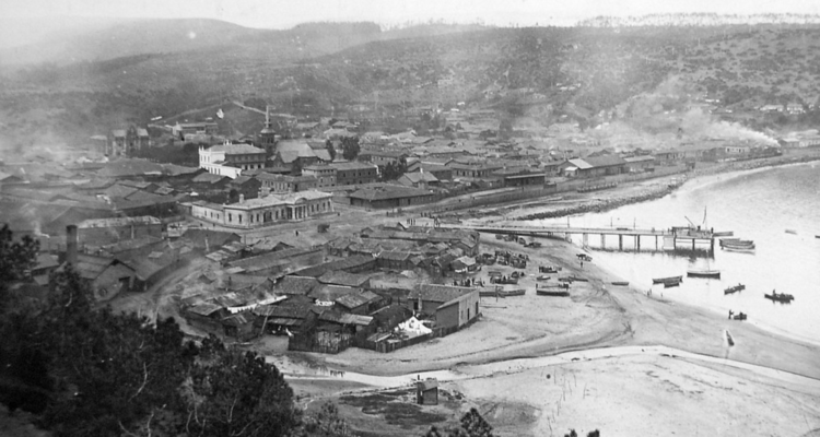 Lota Bajo, hacia 1950 I Memoria Chilena, Biblioteca Nacional de Chile