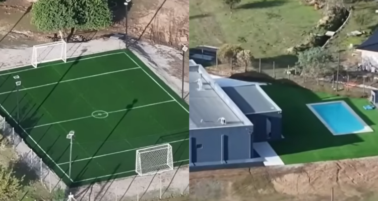 Con piscina y cancha de futbolito: la lujosa propiedad de imputado por mafia de licencias en Maipú