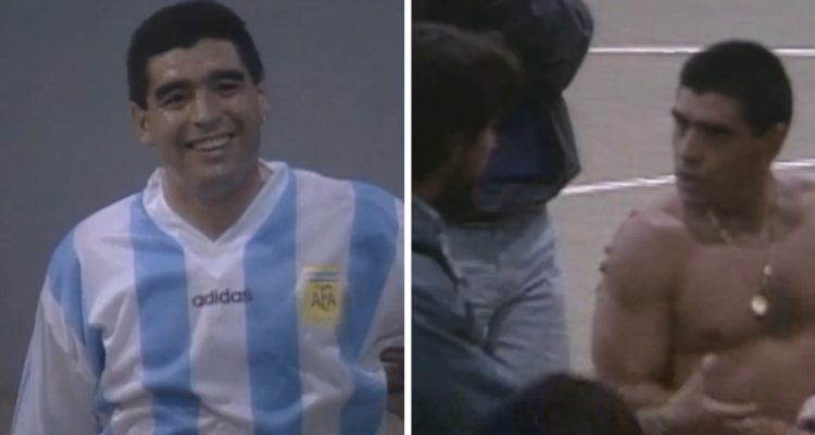 Cuando Maradona pisó el ‘Monumental’: futsal, espectáculo y un partido que no terminó
