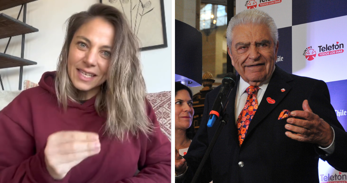 Mariana Derderian y Don Francisco en referencia a mensaje de la actriz al animador de origen judío