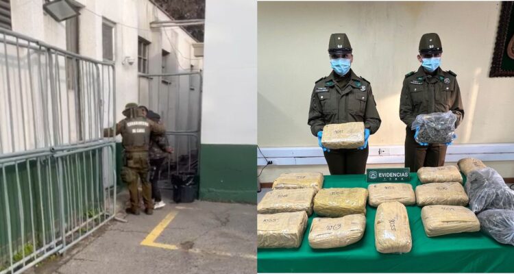 Detienen a sujeto e incautan más de 14 kilos de marihuana en departamento de Santiago