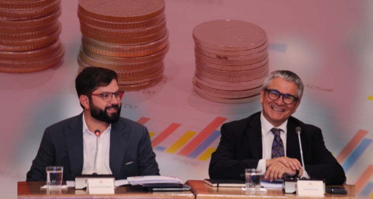 El ministro de Hacienda, Mario Marcel, y las cifras de crecimiento económico