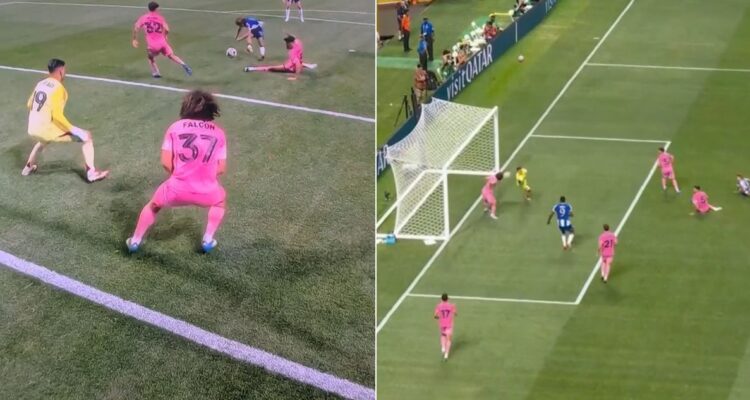 Maxi Falcón y su enorme salvada para evitar el segundo tanto del Porto en Mundial de Clubes