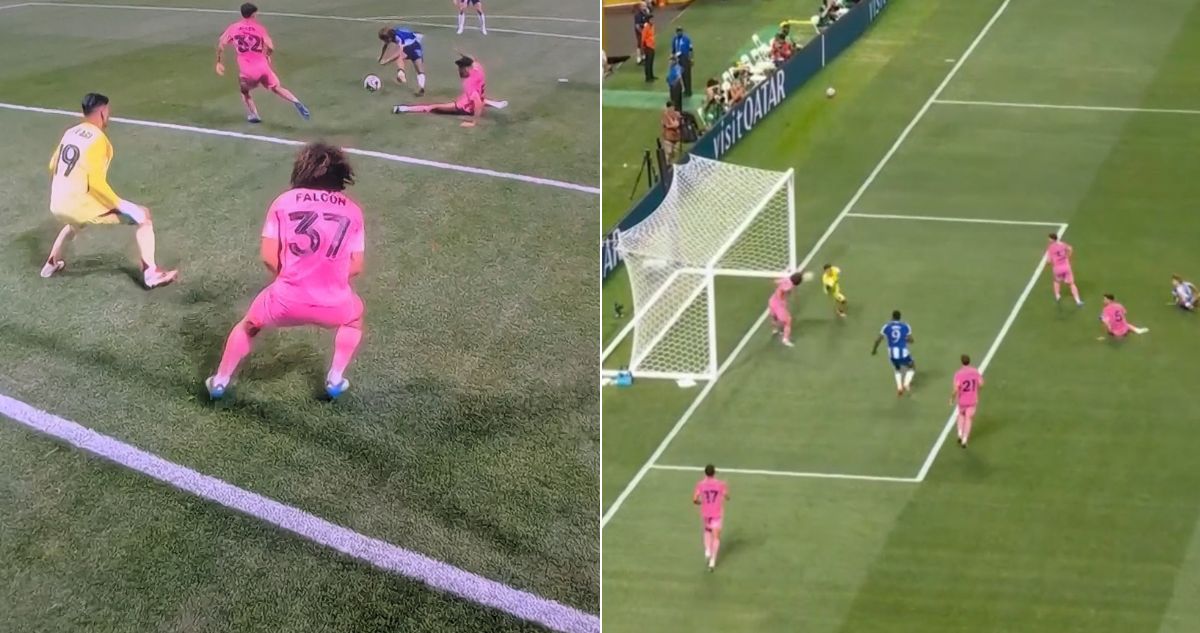 Maxi Falcón y su enorme salvada para evitar el segundo tanto del Porto en Mundial de Clubes