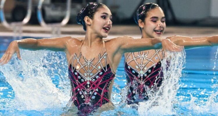 Las Mellizas Garrido superaron encerrona con pistolas y fueron campeonas nacionales de natación artística