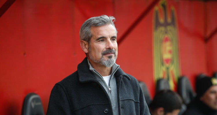 Miguel Ramírez dirigiendo a Unión Española