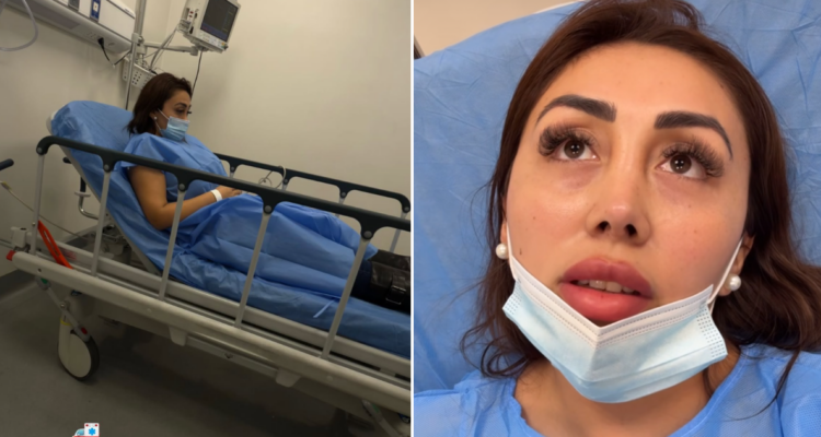 Naya Fácil hospitalizada