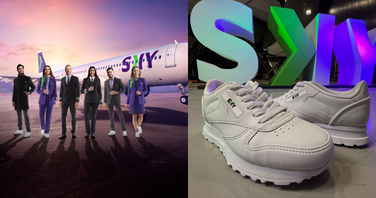 SKY Airline anuncia nueva imagen: tripulación cambiará tacones y zapatos de vestir por zapatillas