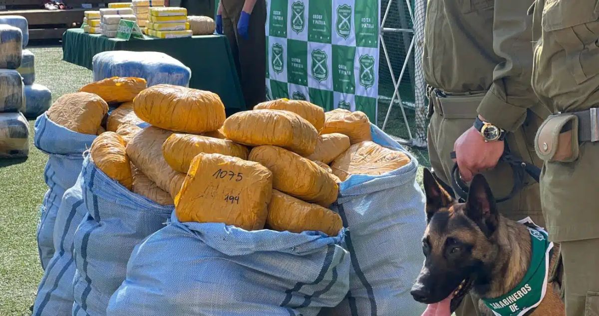 Más de una tonelada de droga incautada en frontera con Bolivia: hay cuatro detenidos