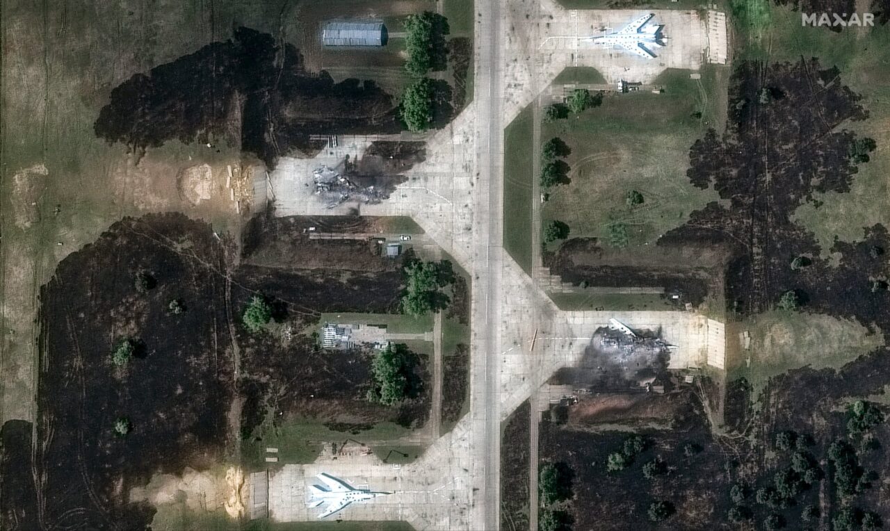 Aviones rusos destruidos 