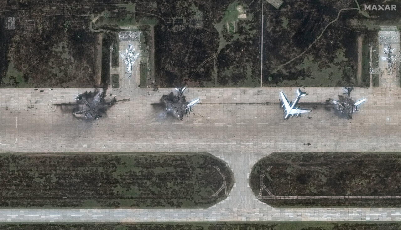 Aviones rusos destruidos 