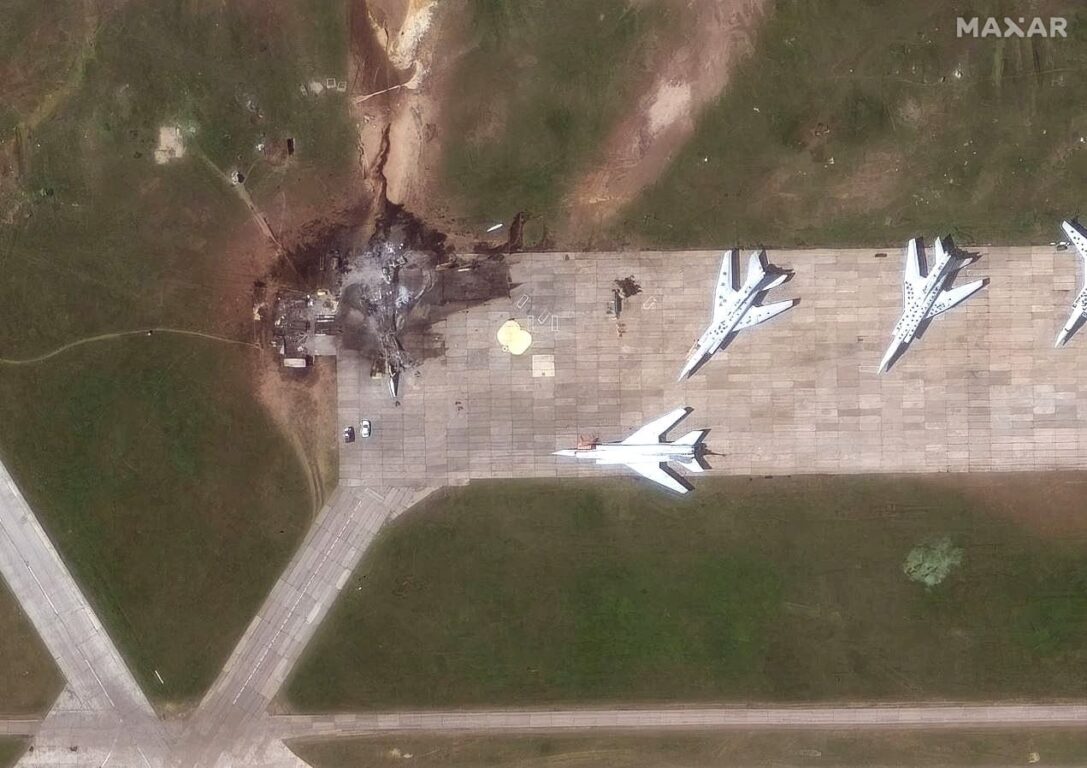 Aviones rusos destruidos 