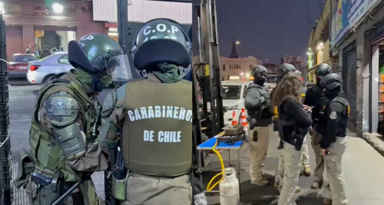 Doce bodegas sin patente comercial serán cerradas en la Vega Central tras operativo policial