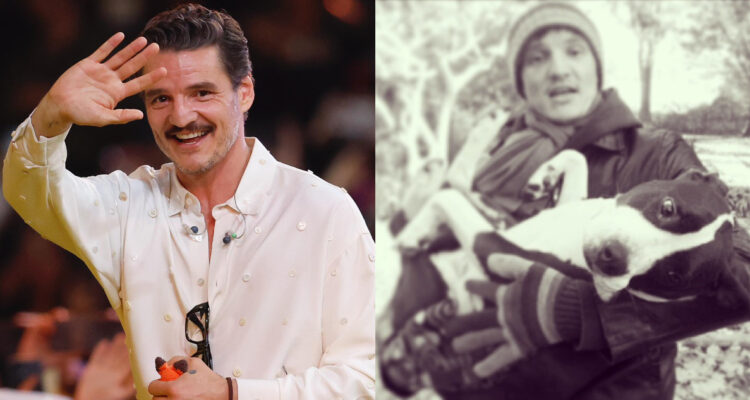 Pedro Pascal y su perrita Gretta