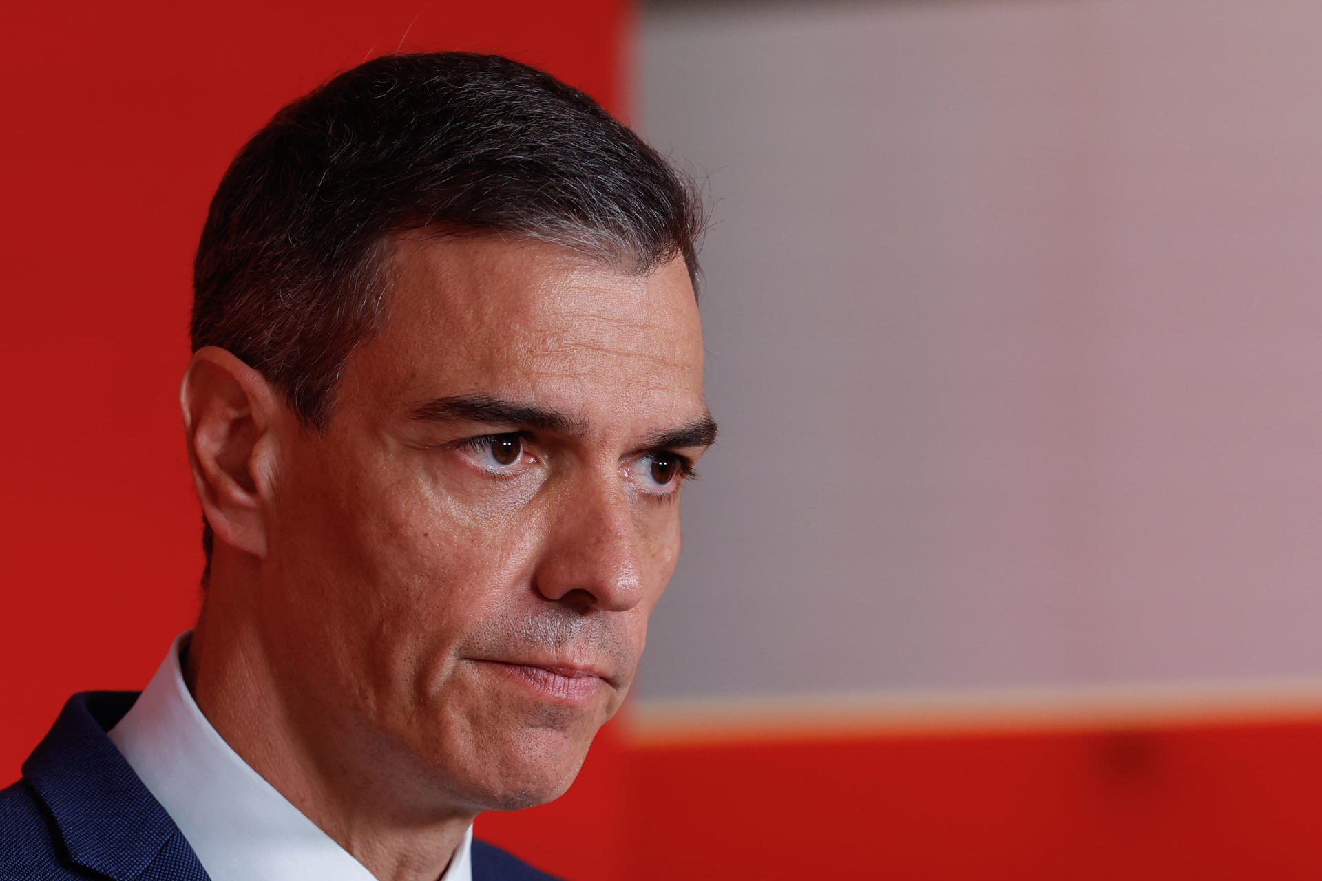 El presidente del Gobierno de España y líder del PSOE, Pedro Sánchez