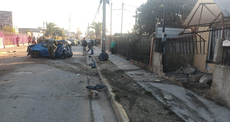 Persecución policial en Quilpué deja 1 muerto: víctima fue impactada por vehículo con encargo por robo