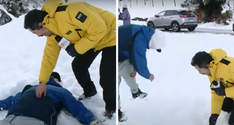 Por un angelito de nieve: productor de Tu Día perdió anillo de compromiso, pero periodista lo recuperó