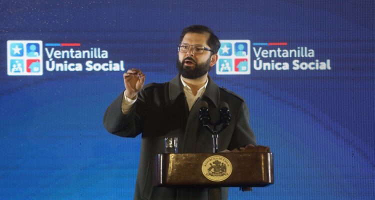 En la imagen, el presidente Gabriel Boric.