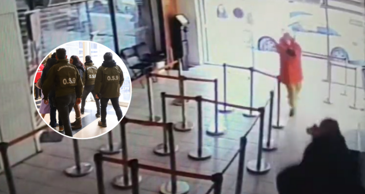 Prisión preventiva para acusado por robo a banco en Valparaíso: fue detenido en formalización de hijo