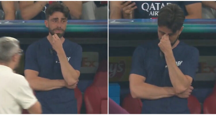 Rafel Pol llora en la final de Champions League 2025