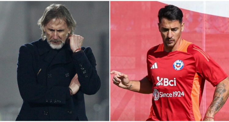 Ricardo Gareca en una fotografía junto a Fernando Zampedri